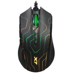 Мышь A4Tech X89 Maze черный оптическая 2400dpi USB 8but (X89 (MAZE))