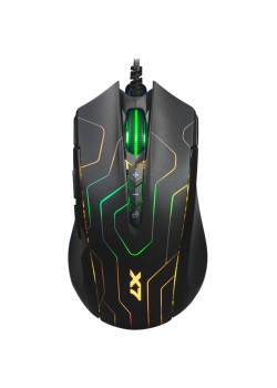 Мышь A4Tech X89 Maze черный оптическая 2400dpi USB 8but (X89 (MAZE))