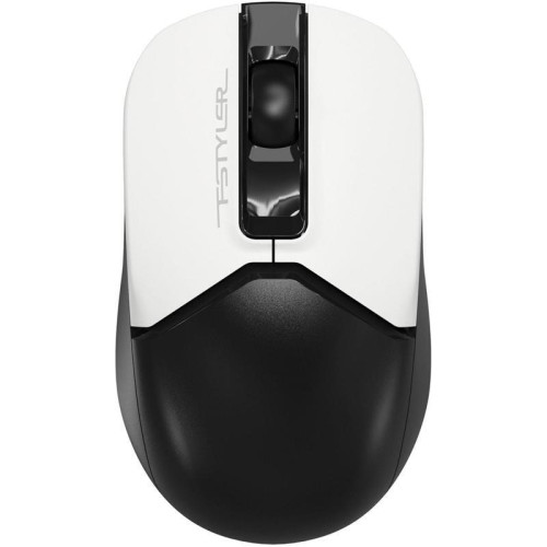 Мышь A4Tech Fstyler FB12S черный/белый оптическая 1200dpi silent беспров. BT/Radio USB 2but (FB12S USB PANDA)