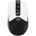 Мышь A4Tech Fstyler FB12S черный/белый оптическая 1200dpi silent беспров. BT/Radio USB 2but (FB12S USB PANDA)