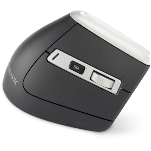 Мышь Oklick 991MW серый оптическая 2400dpi silent беспров. BT/Radio USB для ноутбука 7but (1885263)