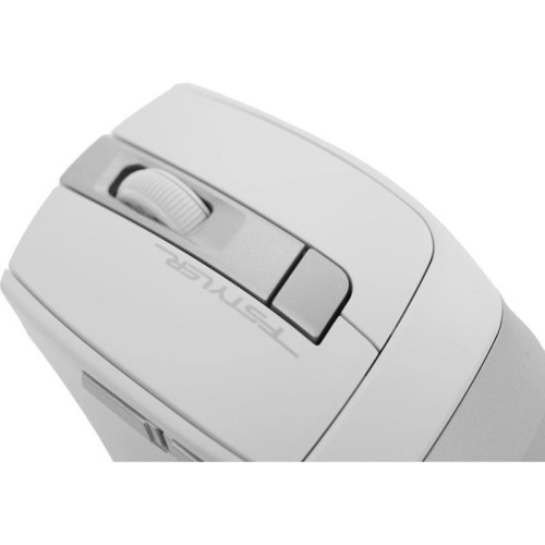Мышь A4Tech Fstyler FG35 серебристый/белый оптическая (2000dpi) беспроводная USB (6but) FG35 SILVER