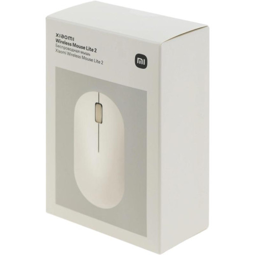 Мышь Xiaomi Wireless Mouse Lite 2 белый оптическая 1000dpi беспров. USB для ноутбука 2but (BHR8915GL)