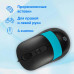 Мышь Oklick 310M черный/синий оптическая 2400dpi USB для ноутбука 4but (1869099)