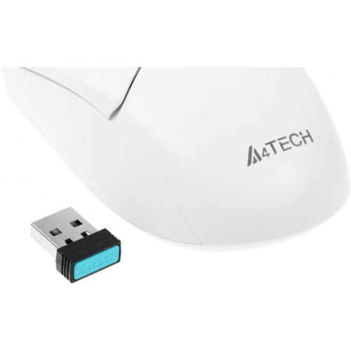 Мышь A4Tech Fstyler FB12 белый оптическая 1200dpi беспров. BT/Radio USB 3but (FB12 WHITE)