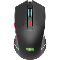 Мышь Acer Nitro OMR304 черный оптическая 3200dpi беспров. BT/Radio USB 6but (ZL.MCECC.01Z)