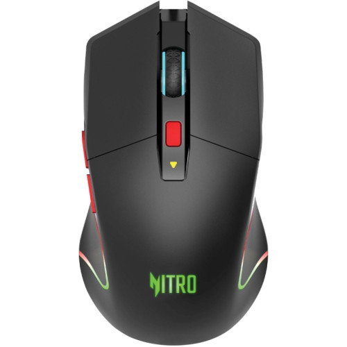 Мышь Acer Nitro OMR304 черный оптическая 3200dpi беспров. BT/Radio USB 6but (ZL.MCECC.01Z)