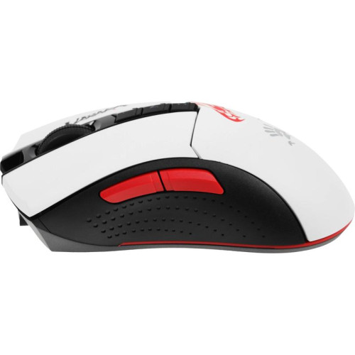 Мышь A4Tech Bloody R90 Plus Naraka белый/рисунок оптическая 5000dpi беспров. USB 7but