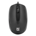 Defender Проводная оптическая мышь Alpha MB-507 черн,3D,бесшумная,1,8м