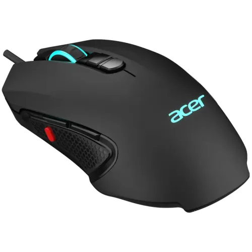 Мышь игровая компьютерная/ Проводная игровая мышь ACER OMW160 Wired USB Gaming Mouse (6400dpi) RGB (8but) black