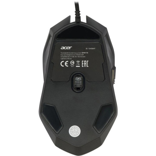 Мышь Acer OMW170 черный оптическая 3200dpi USB 6but (ZL.MCEEE.00R)