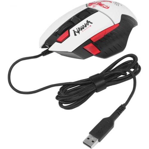 Мышь A4Tech Bloody W95 Max Naraka белый/рисунок оптическая 12000dpi USB 6but