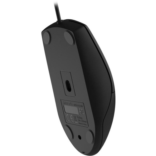 Мышь A4Tech OP-335S черный оптическая 1200dpi silent USB 3but