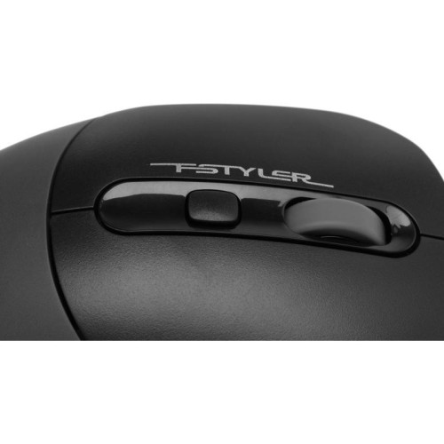 Мышь A4Tech Fstyler FM10ST серый/черный оптическая 1600dpi silent USB для ноутбука 3but (FM10ST GREY)