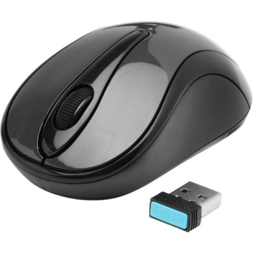 Мышь A4Tech G3-280N серый оптическая 1200dpi беспров. USB для ноутбука 3but