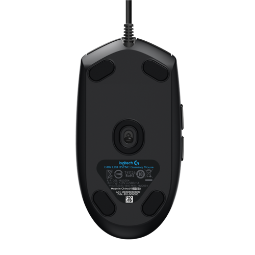 Мышь Logitech Mouse G102 LIGHTSYNC  Gaming Black Retail