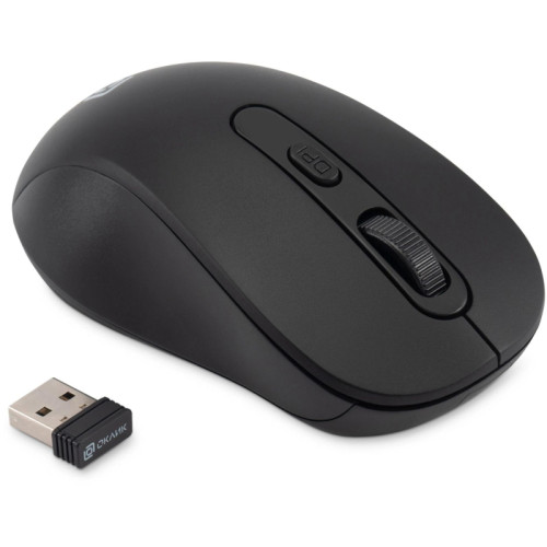 Мышь Oklick 677MW черный оптическая 1600dpi беспров. USB 6but (1520859) Мышь Oklick 677MW черный оптическая 1600dpi беспров. USB 6but (1520859)