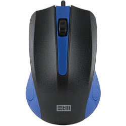 Мышь проводная USB STM 101CB черный/синий/ STM USB WIRED MOUSE STM 101CB black/blue