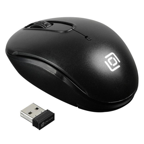 Мышь Oklick 505MW черный оптическая 1000dpi беспров. USB для ноутбука 3but (1018256)