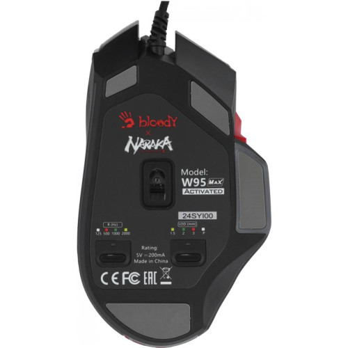 Мышь A4Tech Bloody W95 Max Naraka белый/рисунок оптическая 12000dpi USB 6but