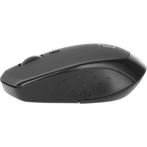 Мышь Oklick 488MW черный/серый оптическая 1600dpi беспров. USB для ноутбука 4but (1196571)