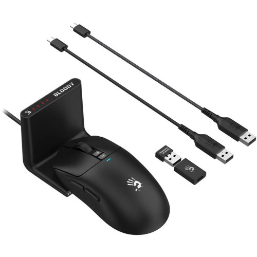 Мышь A4Tech Bloody R72 Ultra Duo черный оптическая 20000dpi беспров. USB/USB-C 7but