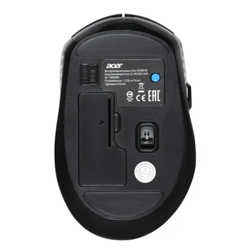 Мышь компьютерная/ Беспроводная мышь Acer OMR070 оптическая (1600dpi) BT/Radio  (6but) black