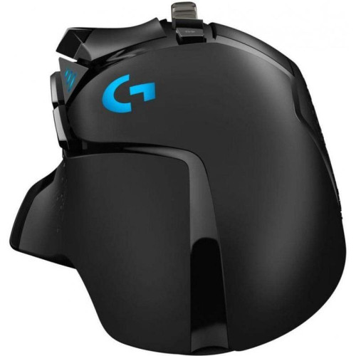 Мышь игровая Logitech Bad Pack G502 Hero16K черная, оптическая (Hero25K) , 100-25600dpi, 1мс, USB 2.1м, 11 кнопок (2 механика), RGB подсветка, утяжелители, под правую руку