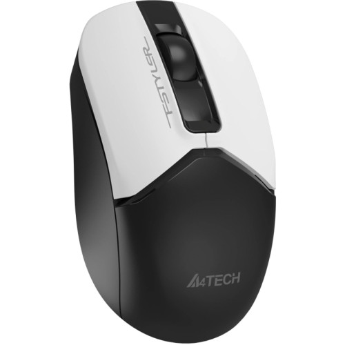 Мышь A4Tech Fstyler FG12S Panda белый/черный оптическая 1200dpi silent беспров. USB 3but