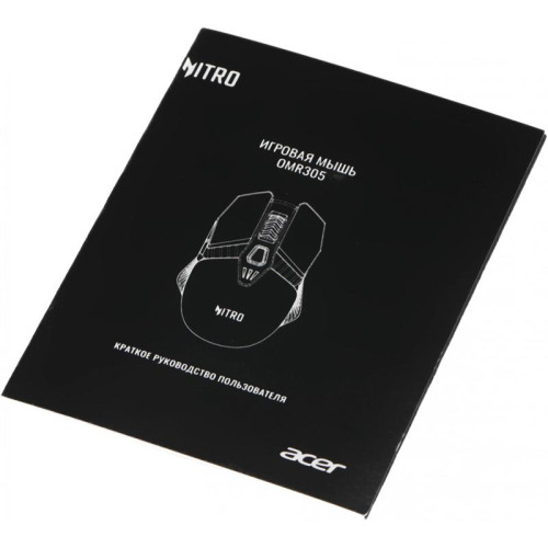 Мышь Acer Nitro OMR305 черный оптическая 3200dpi беспров. BT/Radio USB 6but (ZL.MCECC.020)