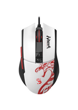 Мышь A4Tech Bloody L65 Max белый/рисунок оптическая 12000dpi USB 6but (L65 MAX NARAKA)