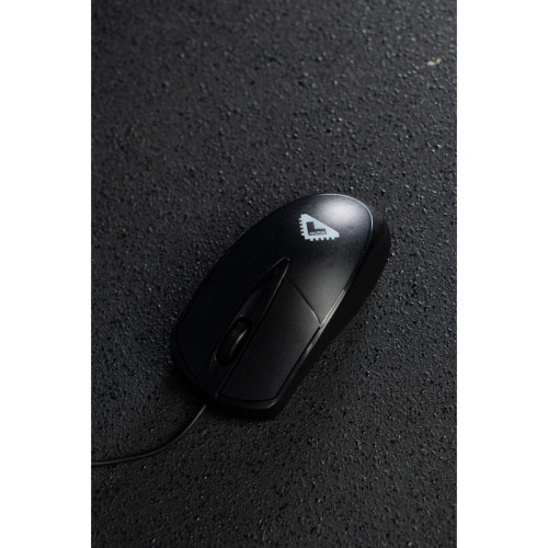 Мышь Мышь компьютерная БЕШТАУ проводная М100РУ Две кнопки и колесо прокрутки, USB, 1200 точек на дюйм, 1,8м, черная