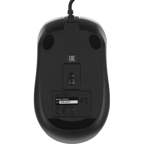 Мышь A4Tech Fstyler FM12S Panda белый/черный оптическая 1200dpi silent USB 3but