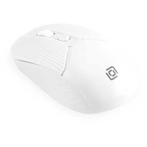 Мышь Oklick 509MW white белый оптическая 1600dpi беспров. USB для ноутбука 4but (1885186)
