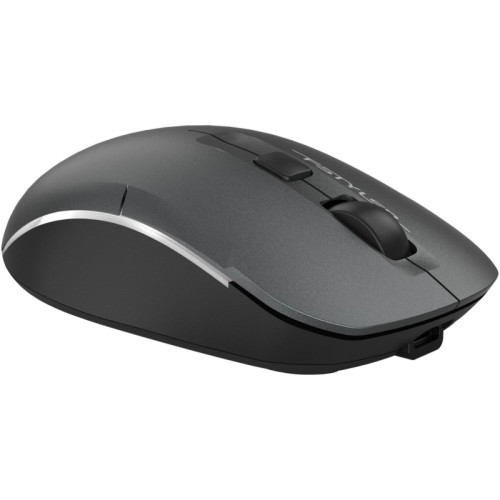 Мышь A4Tech Fstyler FB26CS Air2 серый/черный оптическая 2000dpi silent беспров. BT/Radio USB для ноутбука 4but (FB26CS AIR2 SMOKY GREY)