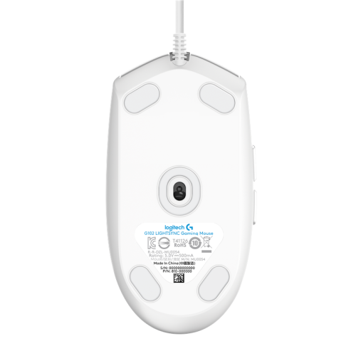 Мышь/ Logitech Mouse G102 LIGHTSYNC  Gaming White Retail