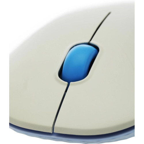 Мышь Acer OMR205 белый/голубой оптическая 1200dpi беспров. USB для ноутбука 3but (ZL.MCEEE.02H)