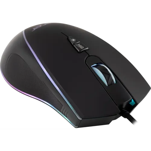 Мышь игровая компьютерная/ Проводная игровая мышь ACER OMW131 Wired USB Gaming Mouse (6000dpi) RGB (6but) black