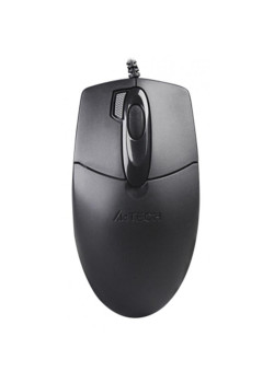 Мышь A4Tech OP-730D черный оптическая 1200dpi USB 4but