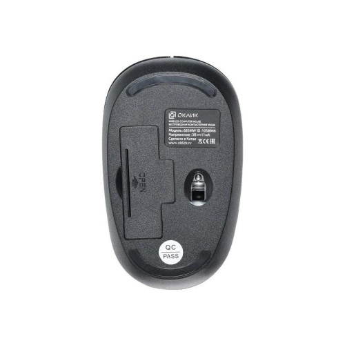 Мышь Oklick 685MW черный оптическая 1200dpi беспров. USB для ноутбука 3but (1058946)