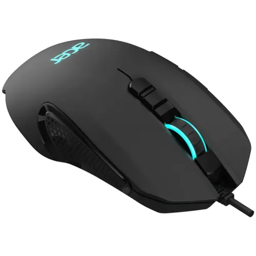 Мышь игровая компьютерная/ Проводная игровая мышь ACER OMW160 Wired USB Gaming Mouse (6400dpi) RGB (8but) black