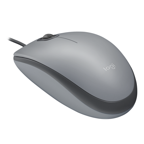 Мышь/ Logitech Mouse M110 Silent USB Mid Grey Ret