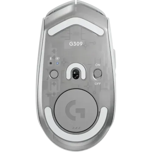 Мышь Logitech G309 беспроводная, игровая, белая [910-007207]