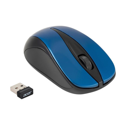 Мышь Acer OMR132 синий/черный оптическая 1000dpi беспров. USB для ноутбука 3but (ZL.MCEEE.01F)