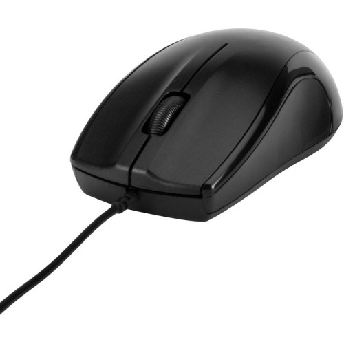 Мышь Oklick 185V2 проводная оптическая, черный, 3 кнопки, 1200dpi, USB