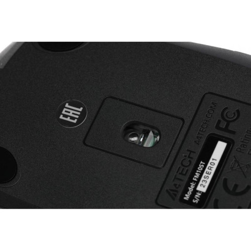 Мышь A4Tech Fstyler FM10ST серый/черный оптическая 1600dpi silent USB для ноутбука 3but (FM10ST GREY)