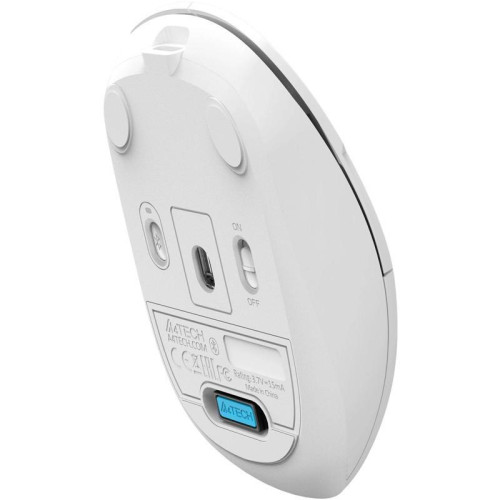 Мышь A4Tech Fstyler FG16CS Air белый оптическая 2000dpi silent беспров. USB для ноутбука 4but (FG16CS AIR WHITE)