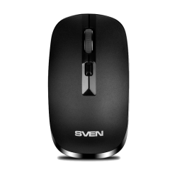 Беспроводная мышь SVEN RX-260W чёрная (2,4 GHz, 3+1кл. 800/1200/1600DPI, блист.)
