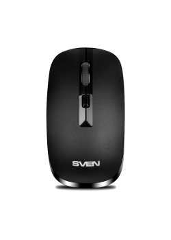 Беспроводная мышь SVEN RX-260W чёрная (2,4 GHz, 3+1кл. 800/1200/1600DPI, блист.)