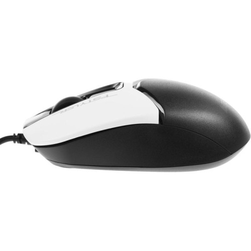 Мышь A4Tech Fstyler FM12S Panda белый/черный оптическая 1200dpi silent USB 3but